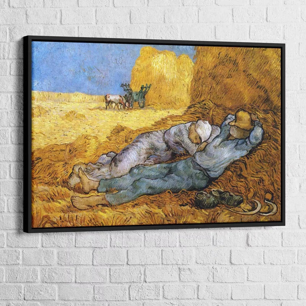 Tableau Vincent Van Gogh La Sieste - Montableaudeco