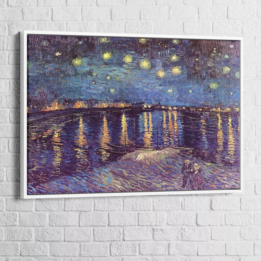 Tableau Vincent Vang Gogh Nuit étoilée au dessus du Rhône - Montableaudeco