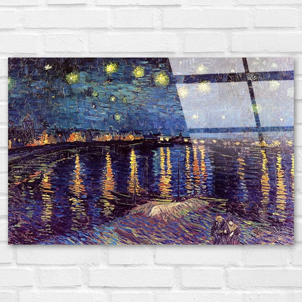 Tableau Vincent Vang Gogh Nuit étoilée au dessus du Rhône - Montableaudeco